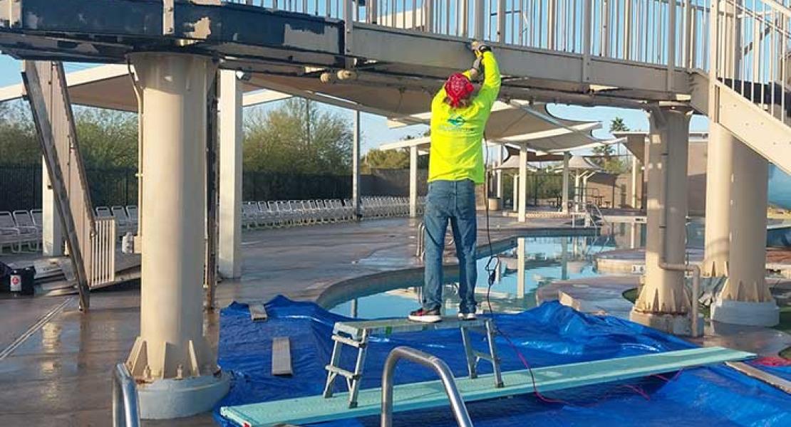 Arizona Water Slide Maintenance
