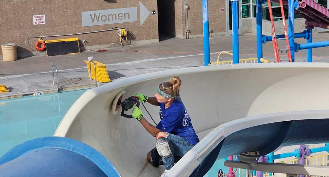 Arizona Water Slide Maintenance