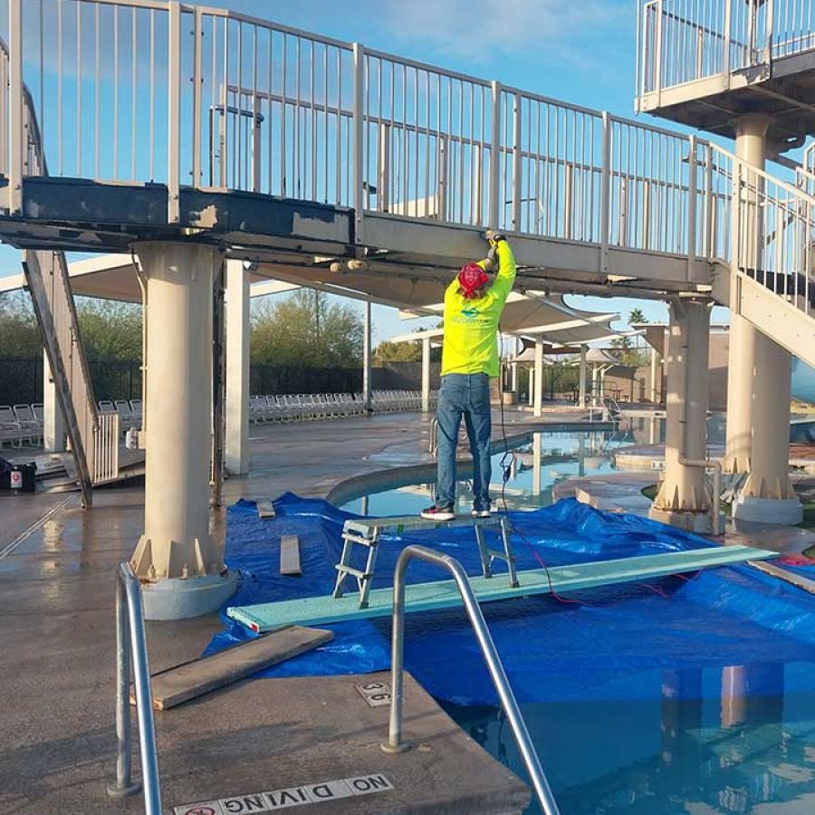 Arizona Water Slide Maintenance